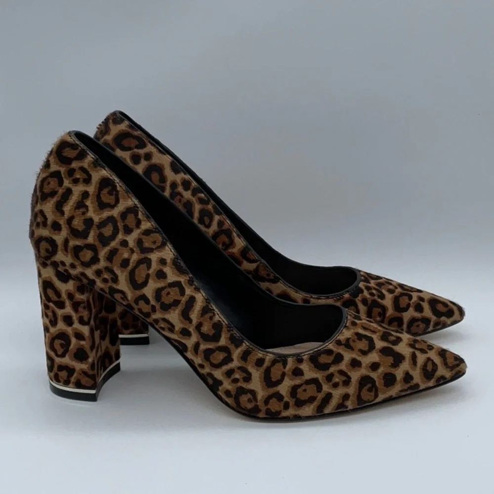 White House Black Market - Elisa Signature Leopard Black